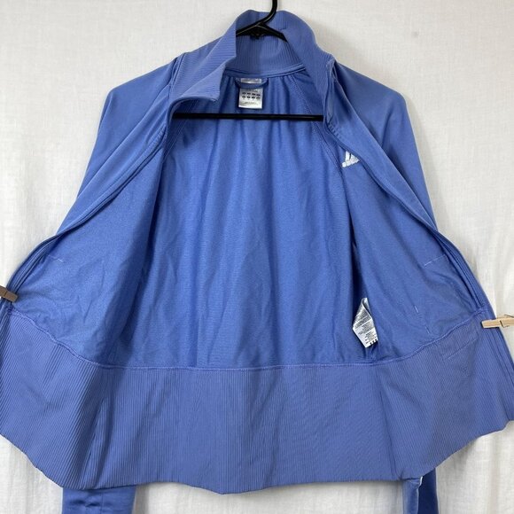 Adidas‎ '06 Full Zip Track Jacket Womens M Y2K 00s Retro Classic Athletic Gym - Picture 7 of 16